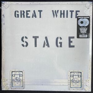 Great White, Stage, Limited Edition, Clear Double Vinyl, LP, Deadline Music, NEW